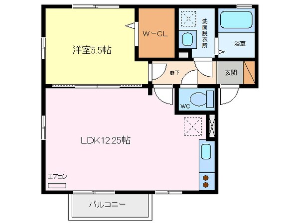 セジュール横須賀の物件間取画像